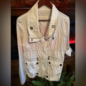 Maurices Off-White Utility Jacket